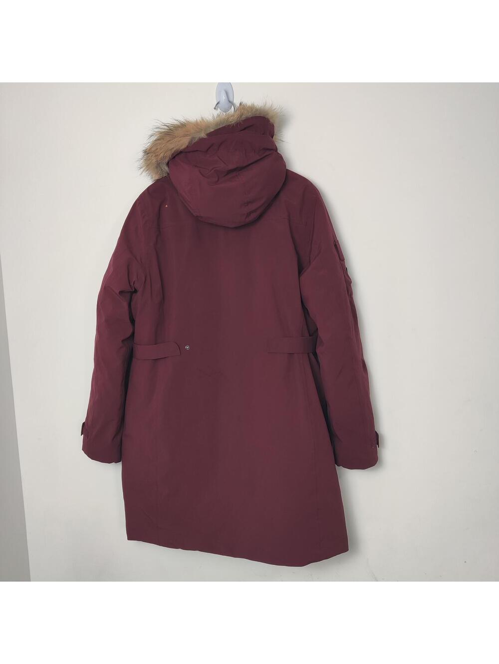 Woods Women’s Burgundy Winter Parka — Size Large - Picture 4 of 9